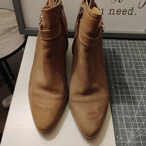 Nine West Tan Ankle Boots